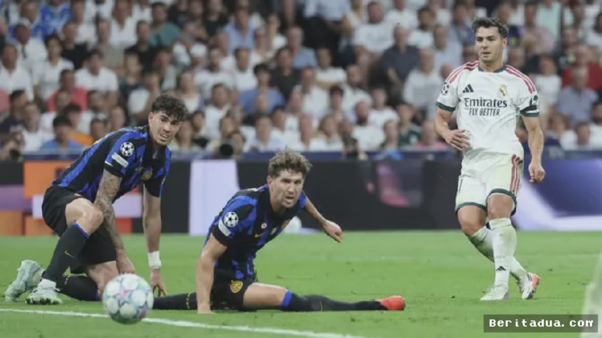 MADRID — Real Madrid Imbang Lawan Inter Usai Peluang Brahim Diaz Mentah