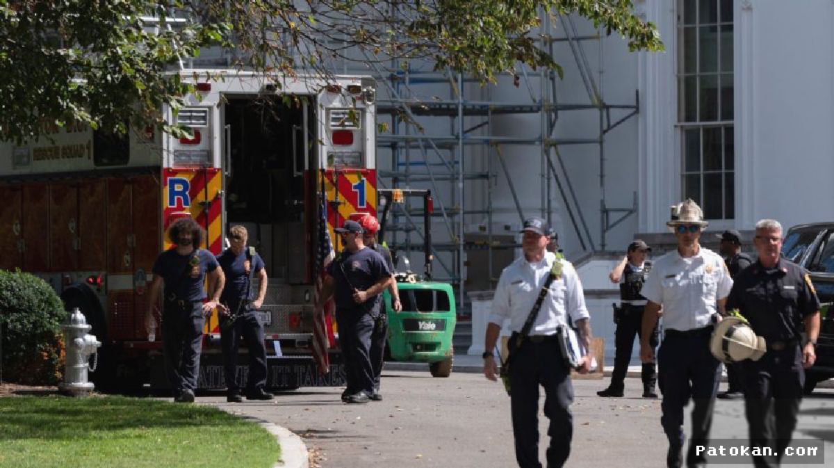 WASHINGTON — Pekerja Konstruksi Terluka di Gedung Putih Berhasil Dievakuasi