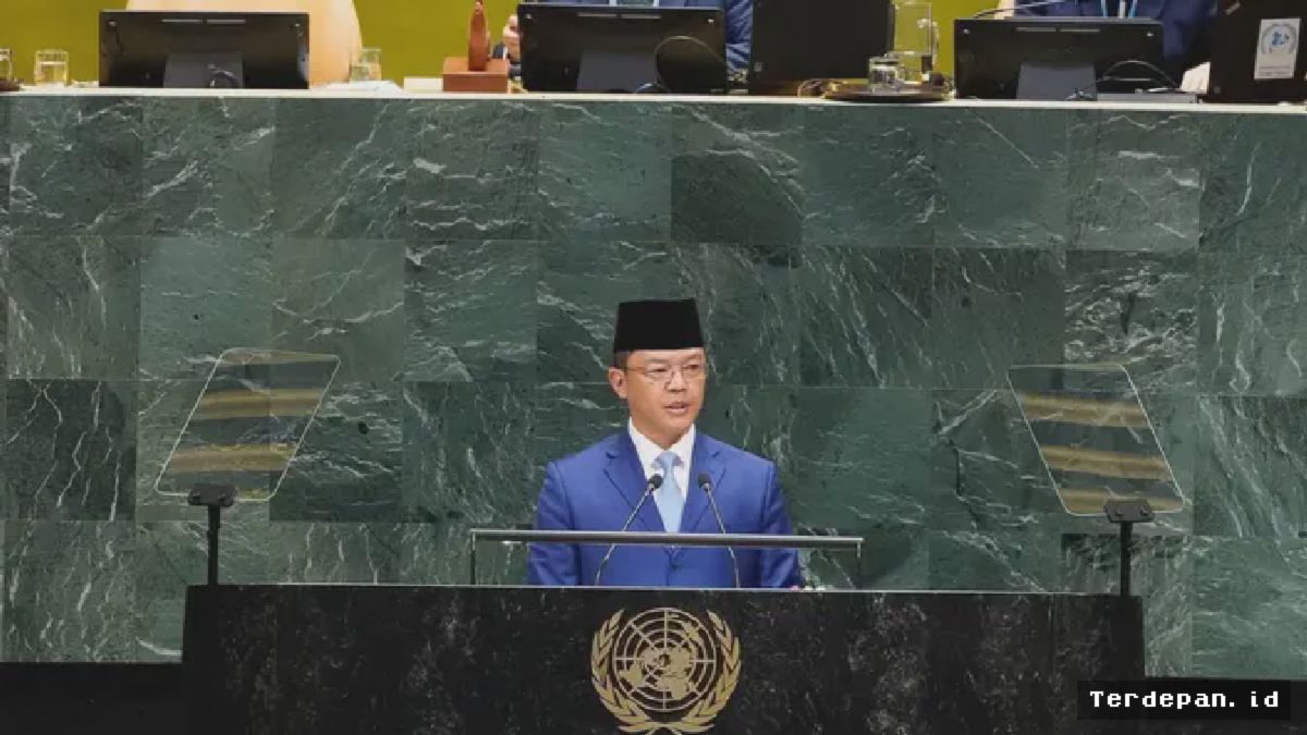 Menlu Sugiono Pidato di Sidang Majelis Umum PBB New York