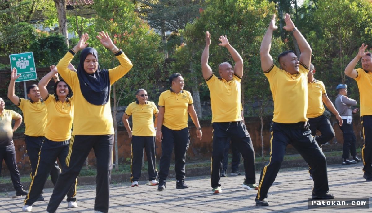 Polres Jembrana Gelar Program Gercep demi Tingkatkan Kebugaran Personel