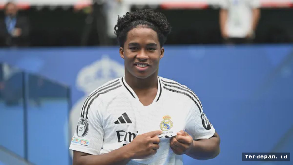 MADRID — Real Madrid Resmi Perkenalkan Wonderkid Brasil Endrick Felipe