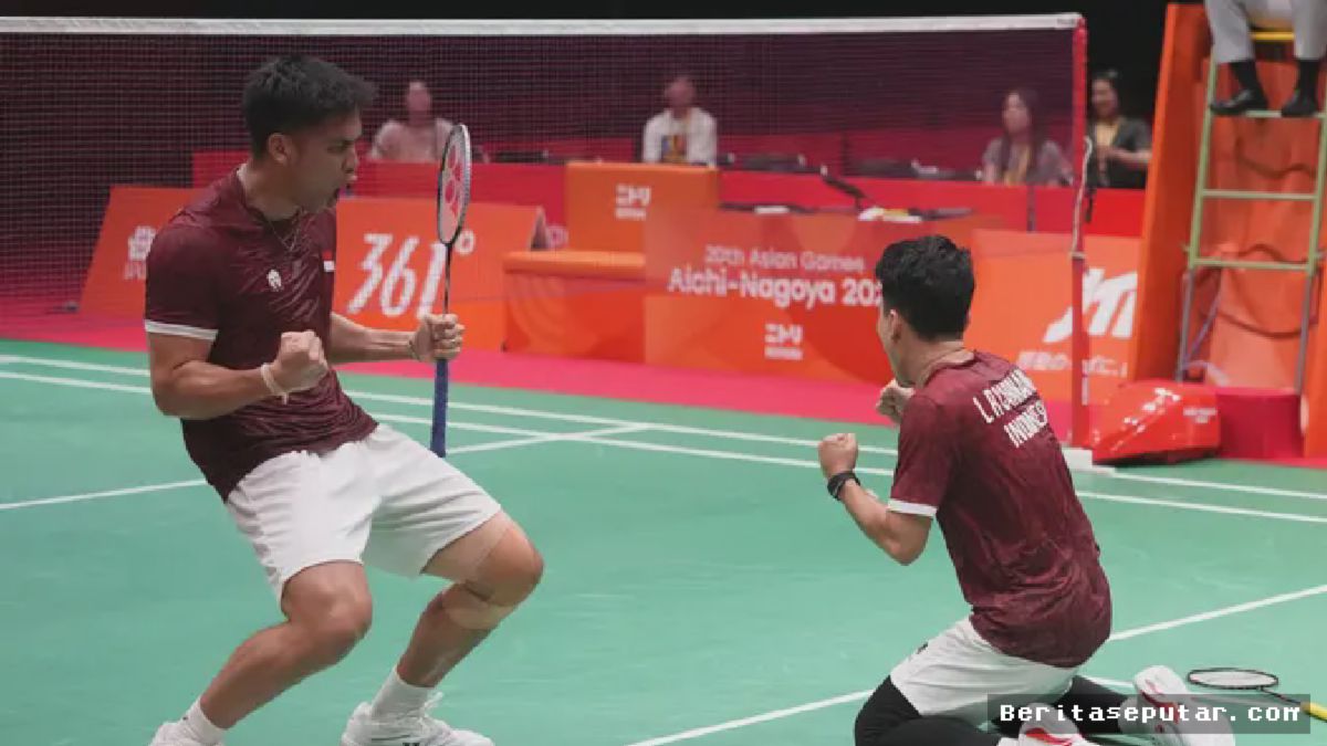 Ganda Putra Indonesia Raih Emas Asian Games di Jepang