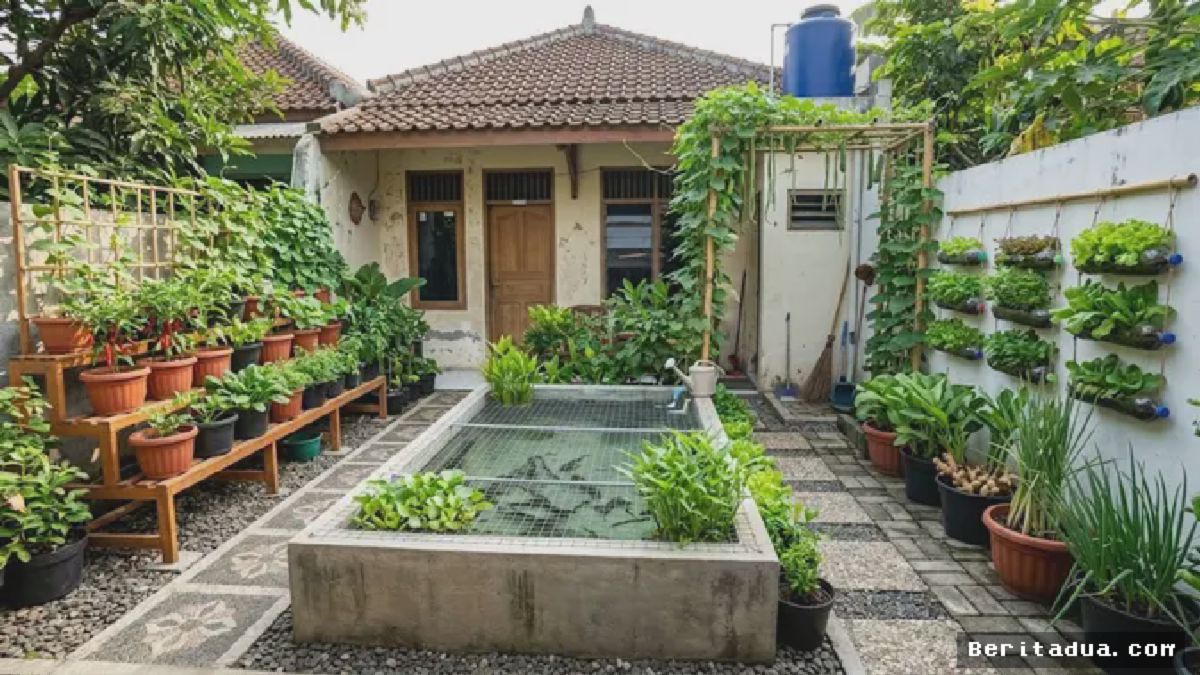 JAKARTA — Warga Sulap Lahan Sempit Menjadi Ekosistem Pangan Mandiri
