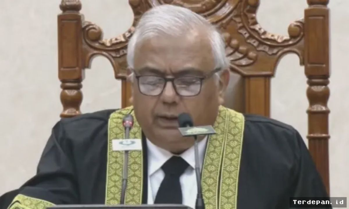Ketua MK Pakistan Tegaskan Otoritas Negara Harus Tunduk pada Konstitusi