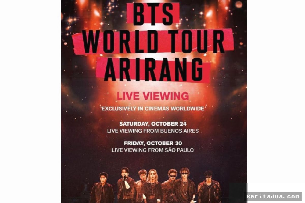 SEOUL — Konser BTS ARIRANG Siap Tayang di 3.800 Bioskop Global