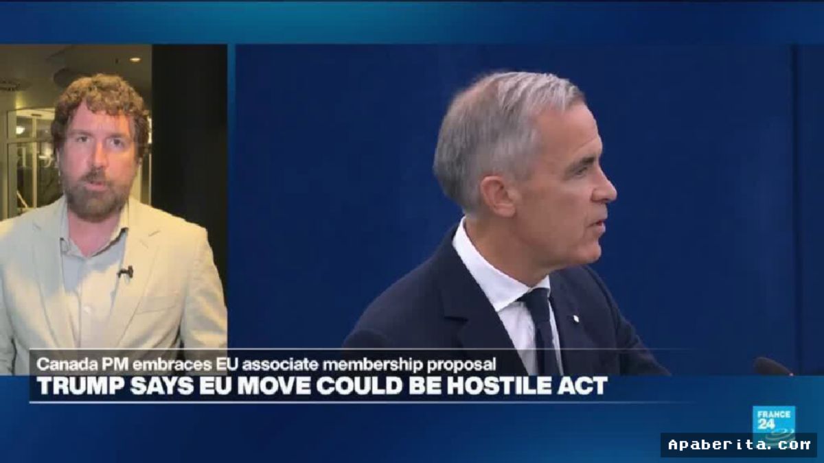 STRASBOURG — Pidato Mark Carney di Parlemen Eropa Memicu Gelombang Protes Far-Right