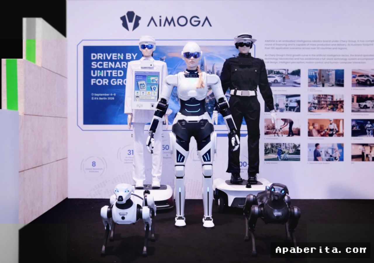 Robot AiMOGA Resmi Bertugas di Sektor Kesehatan dan Keamanan Eropa