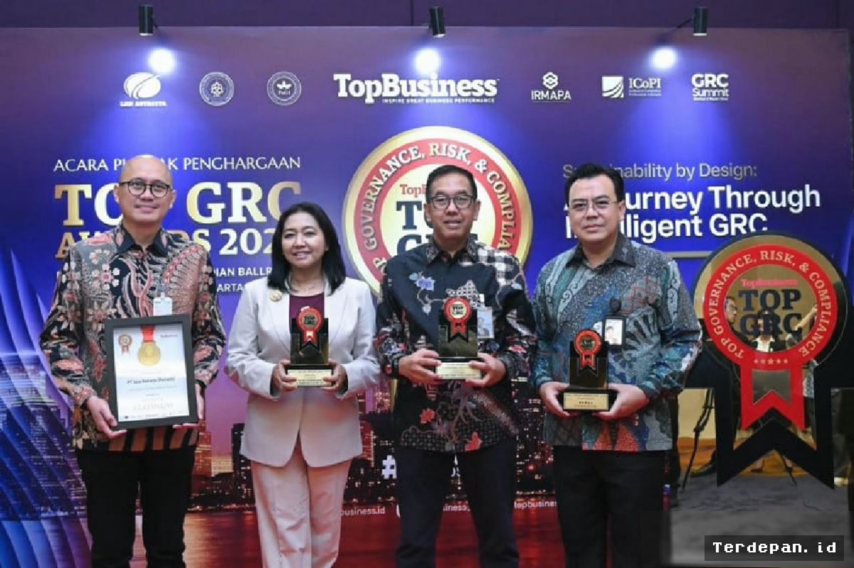 Jasa Raharja Borong Empat Penghargaan TOP GRC Awards 2026
