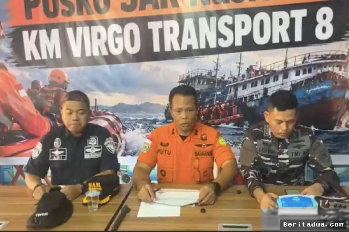 KM Virgo Transport Tenggelam di Laut, 130 Penumpang Masih Hilang