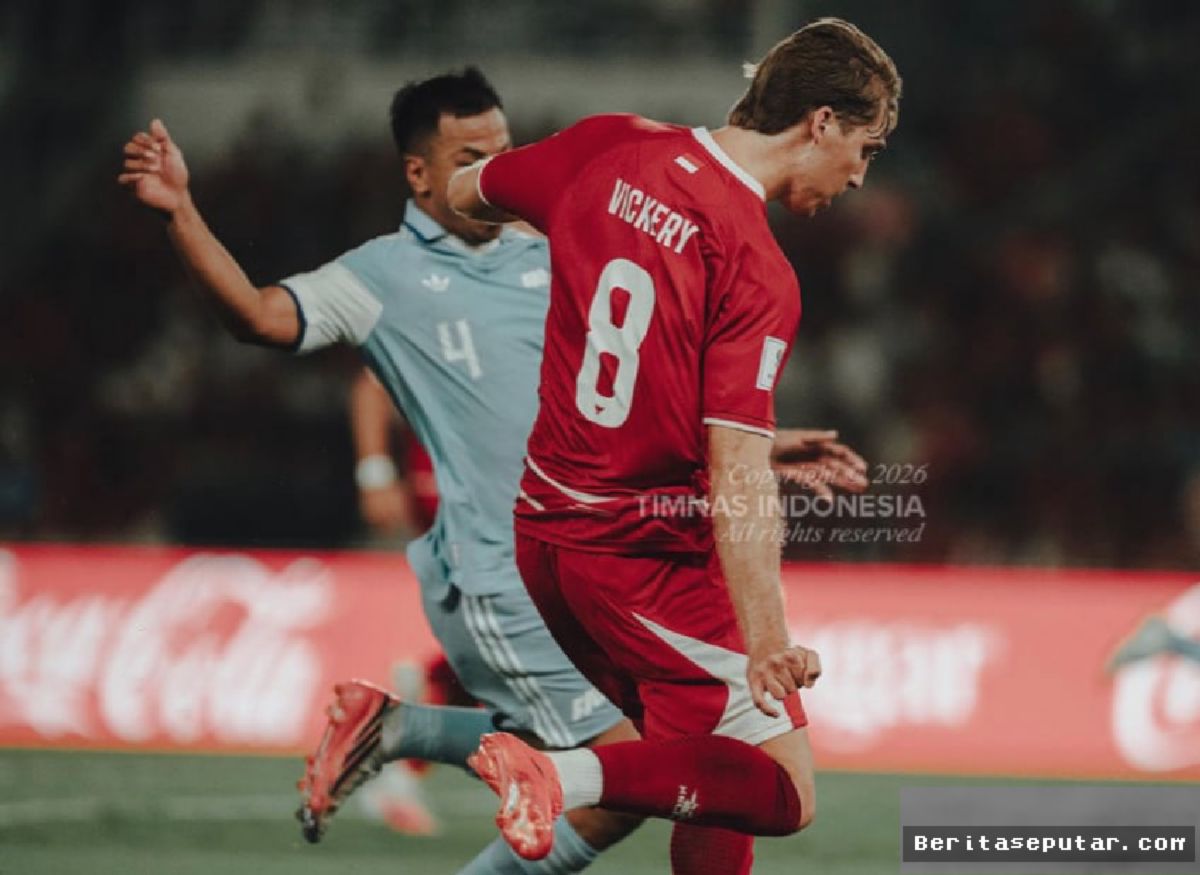 Indonesia Unggul 1-0 atas Singapura di Paruh Pertama