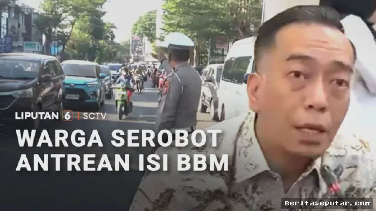Makassar — Antrean BBM Mengular Satu Kilometer Diwarnai Aksi Warga Serobot Antrean