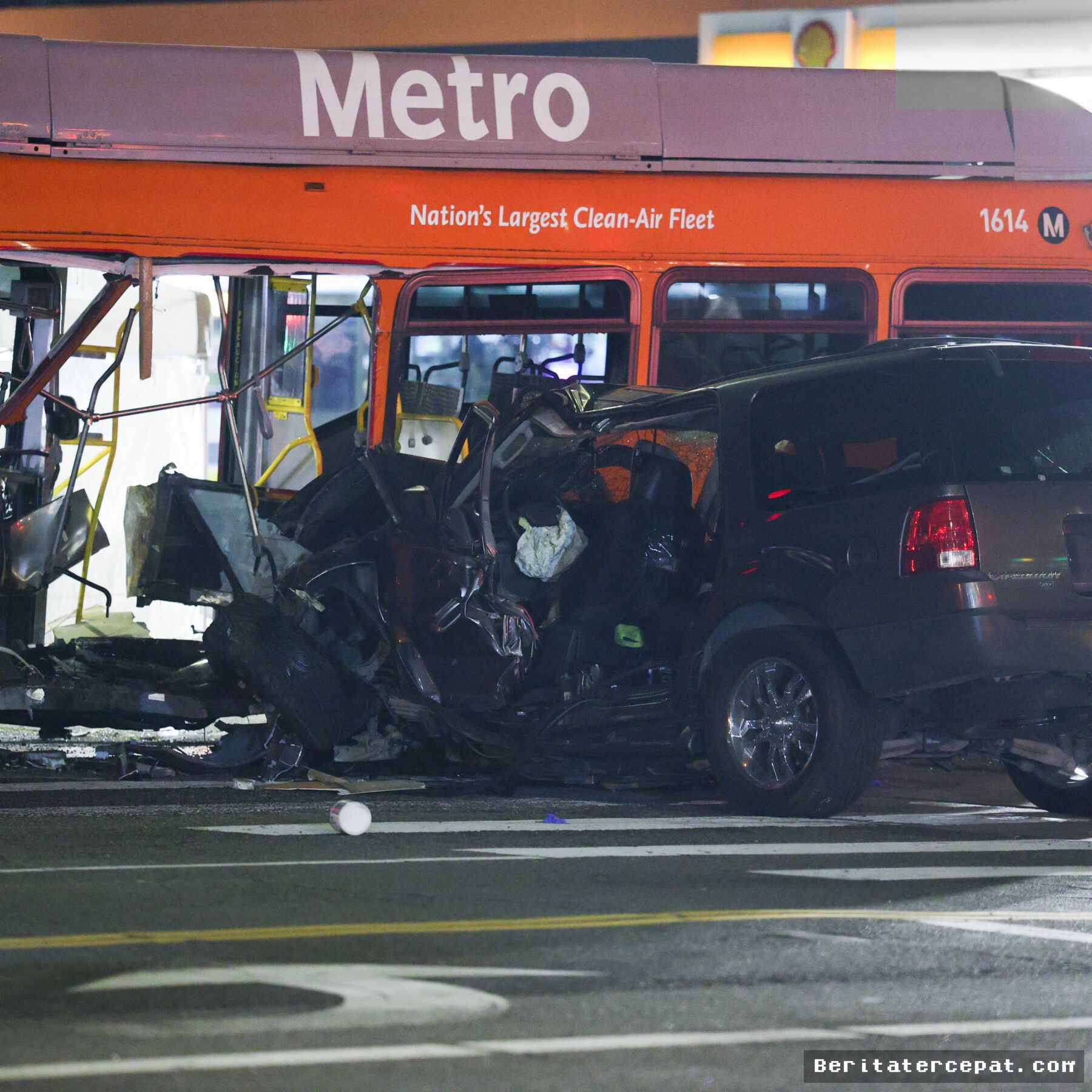 Pengemudi SUV Penabrak Bus di Los Angeles Dijerat Pasal Pembunuhan