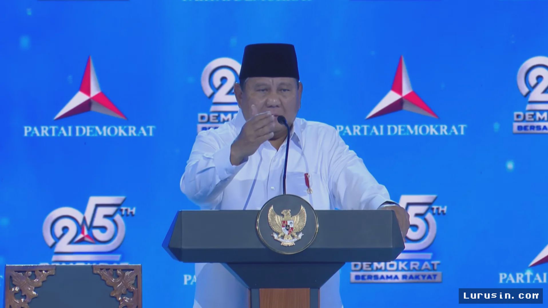 Jakarta — Presiden Prabowo Tegaskan Kesamaan Visi dengan Partai Demokrat