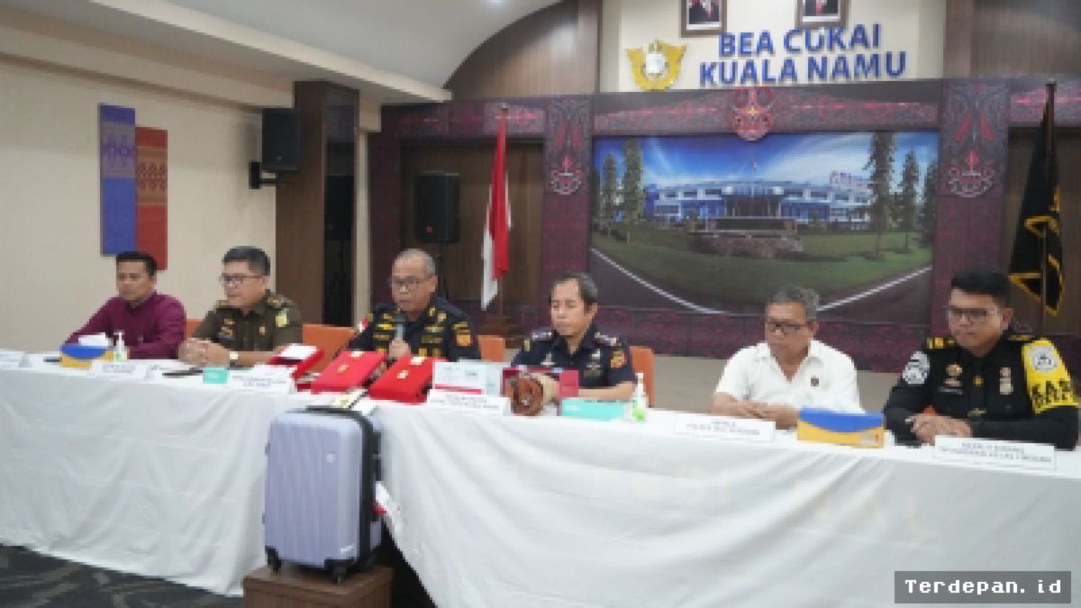 Bea Cukai Kualanamu Gagalkan Penyelundupan Emas Batangan Rp3,9 Miliar