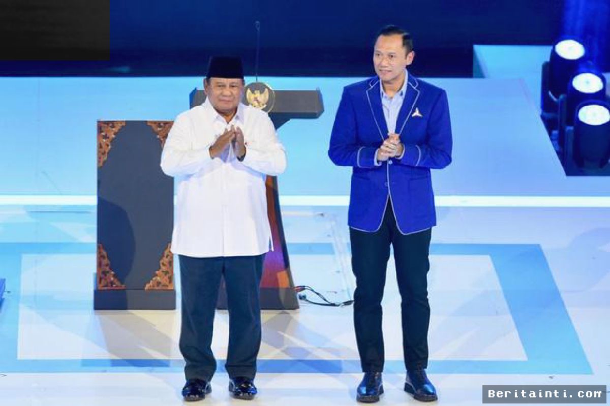 Jakarta — Prabowo Ucapkan Terima Kasih ke SBY di HUT Demokrat