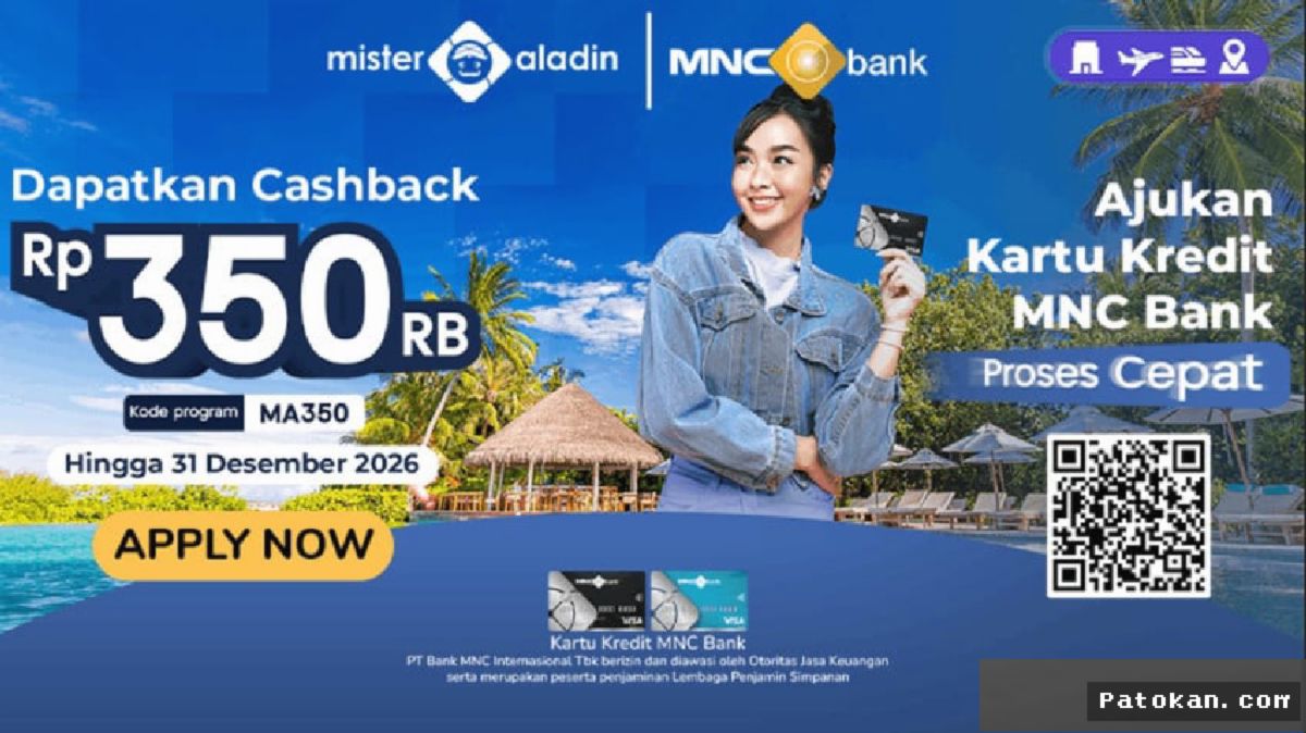 MISTER ALADIN — Mister Aladin Sediakan Cashback Rp350 Ribu untuk Hemat Liburan