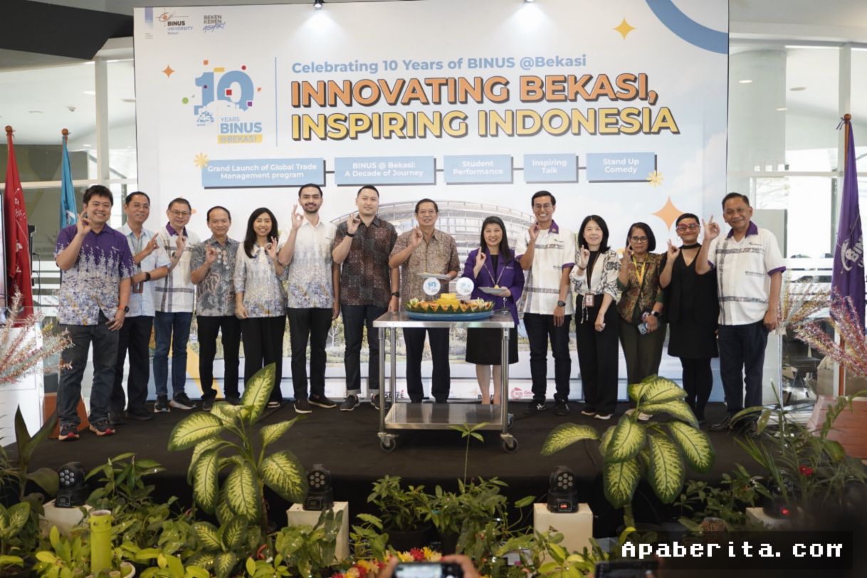 BEKASI — BINUS Bekasi Cetak Rekor MURI Tes Potensi Diri 3.500 Pelajar