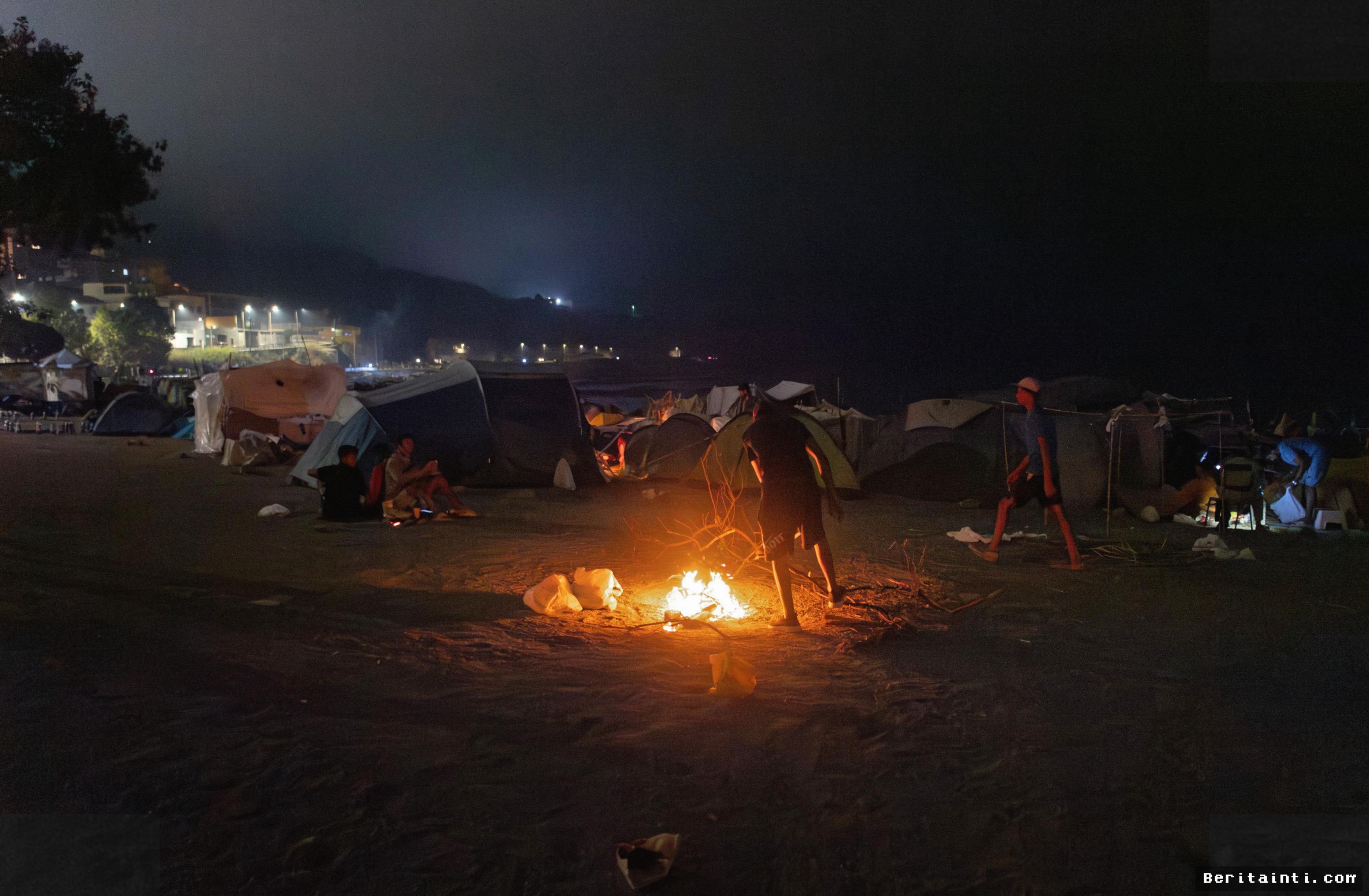 Ceuta — Kebakaran Hebat Hanguskan Kamp Penampungan Migran di Enklave Spanyol
