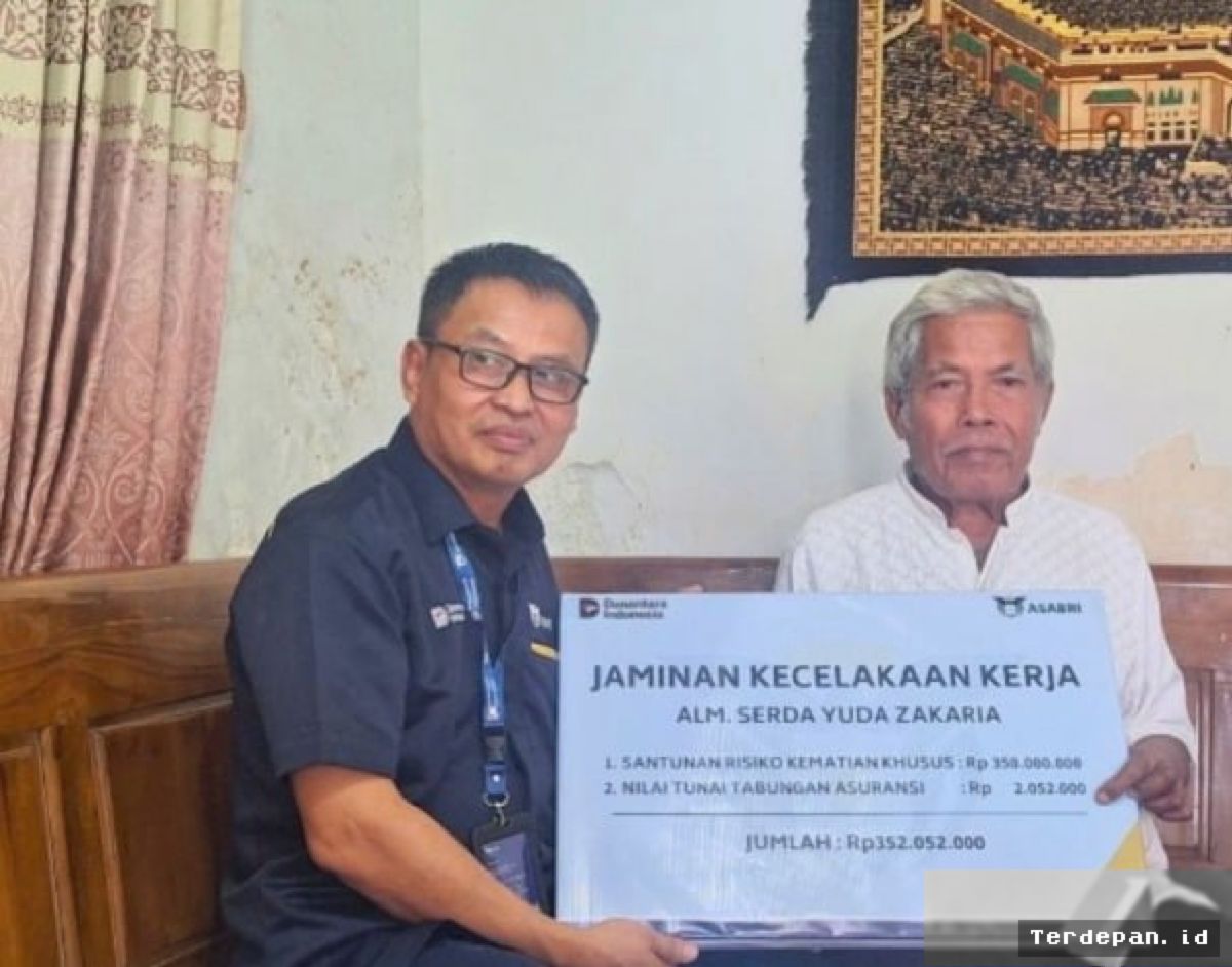 Asabri Salurkan Manfaat JKK ke Ahli Waris di Nganjuk