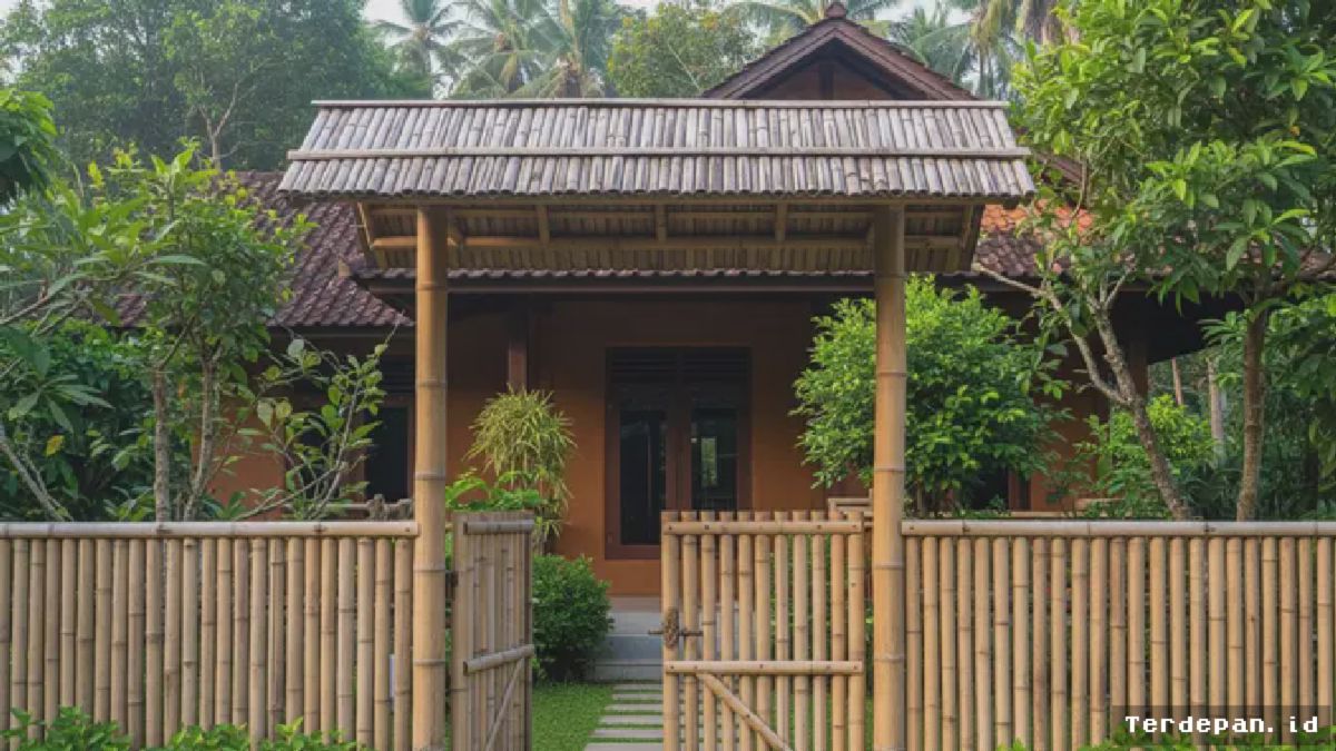 Tren Hunian Ramah Lingkungan: Pagar Bambu Rustic Tanpa Cat Kian Diminati