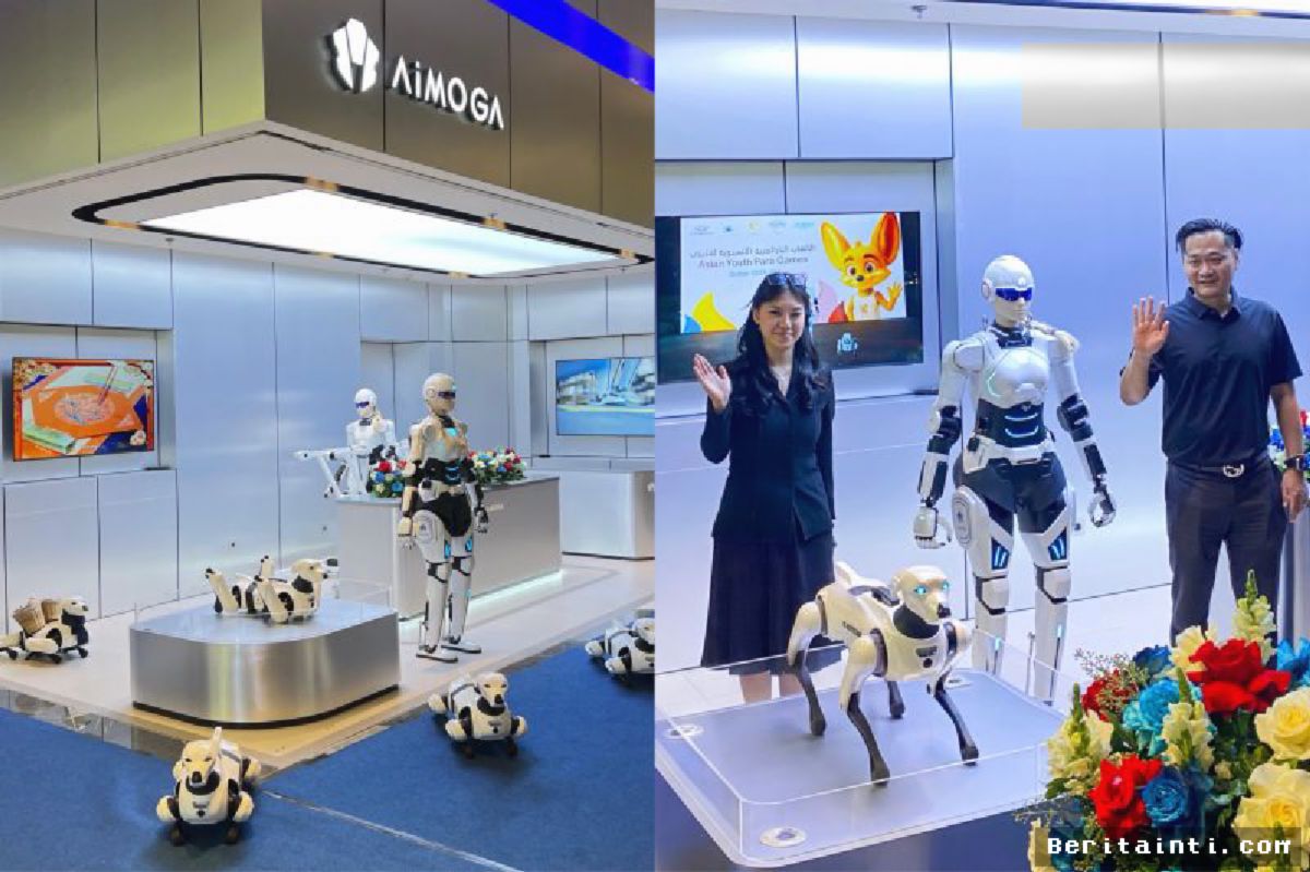 AiMOGA Buka Gerai Perdana di Indonesia, Boyong Robot Humanoid Chery
