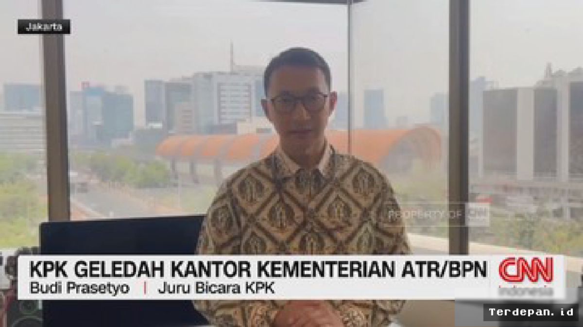 KPK Geledah Kantor Kementerian ATR/BPN Terkait Dugaan Kasus Korupsi