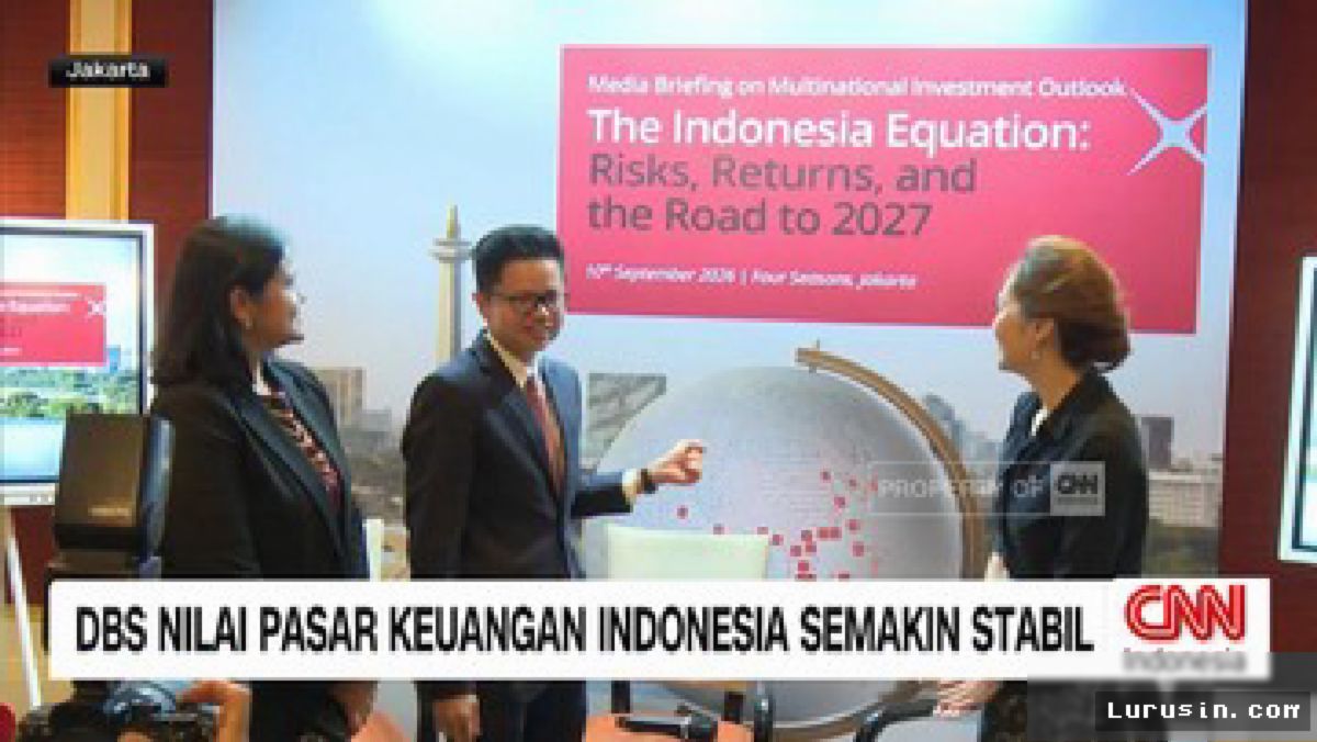Bank DBS Sebut Pasar Keuangan Indonesia Semakin Stabil