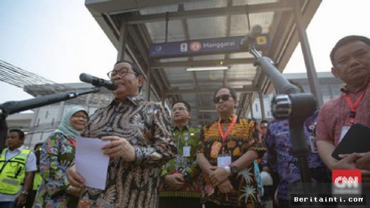 JAKARTA — Pramono Targetkan LRT Kelapa Gading-Manggarai Beroperasi Bulan Ini