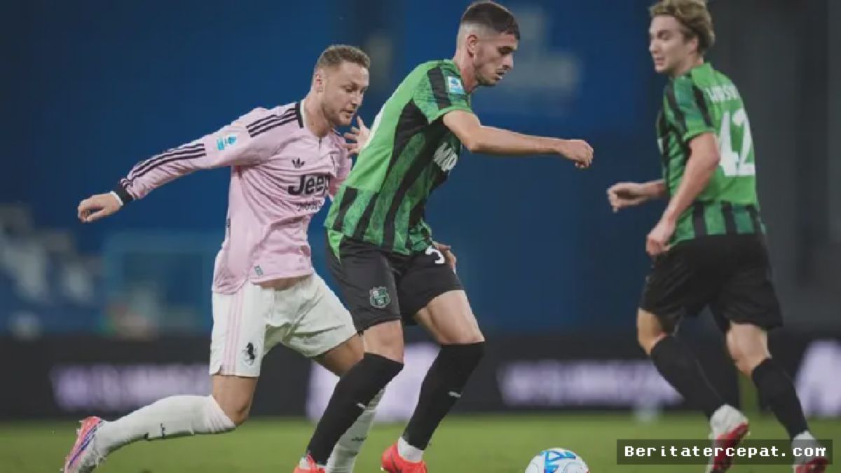Sassuolo Tumbangkan Juventus 3-2 dalam Laga Dramatis di Mapei Stadium