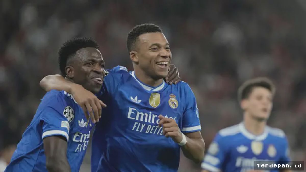 Mbappé Cetak Empat Gol, Real Madrid Bungkus Olimpiakos 4-3