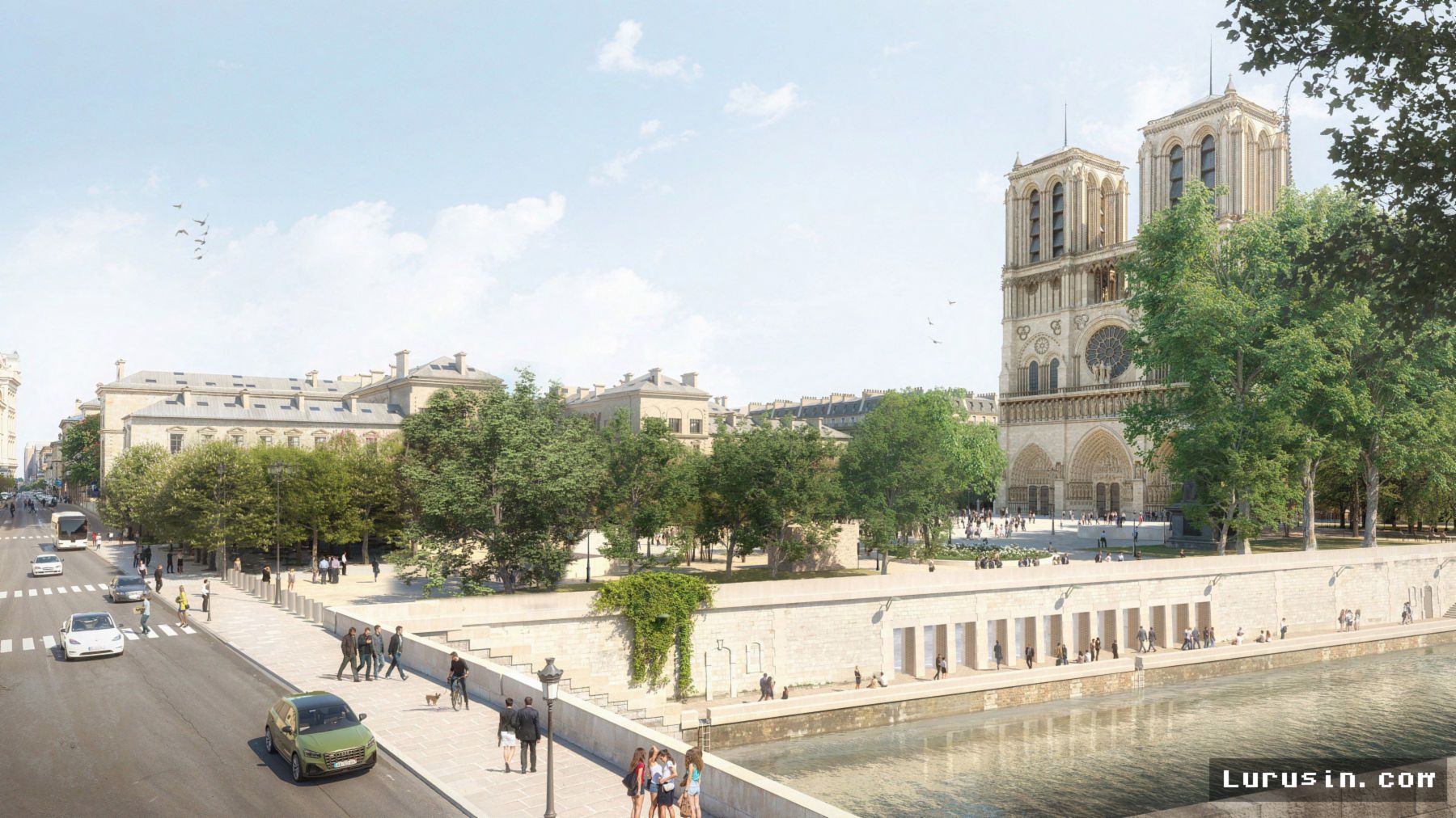 PARIS — Proyek Bawah Tanah Notre-Dame Dibatalkan Akibat Risiko Banjir