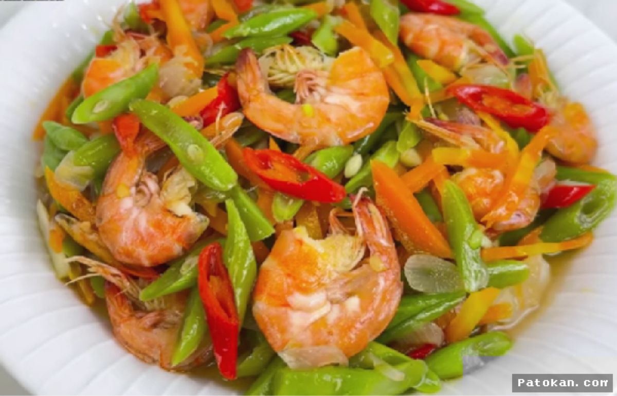 KULINER — Resep Tumis Buncis Wortel Udang Hadirkan Menu Praktis Sehat