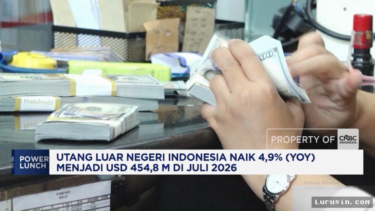 Jakarta — Utang Luar Negeri Indonesia Melonjak Jadi USD 454,8 Miliar