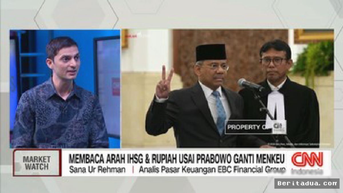 JAKARTA — Pasar Keuangan Respons Rombak Pos Menteri Keuangan Kabinet Prabowo