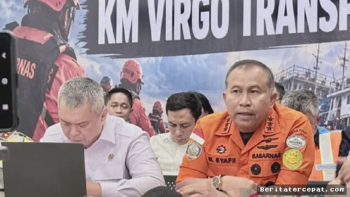 BANJARMASIN — Menhub dan Basarnas Koordinasi Penanganan Kecelakaan Virgo Transport 8