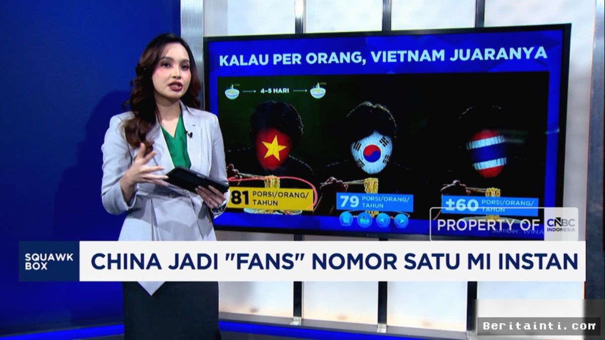 BEIJING — China Kokohkan Posisi sebagai Konsumen Mi Instan Terbesar Dunia