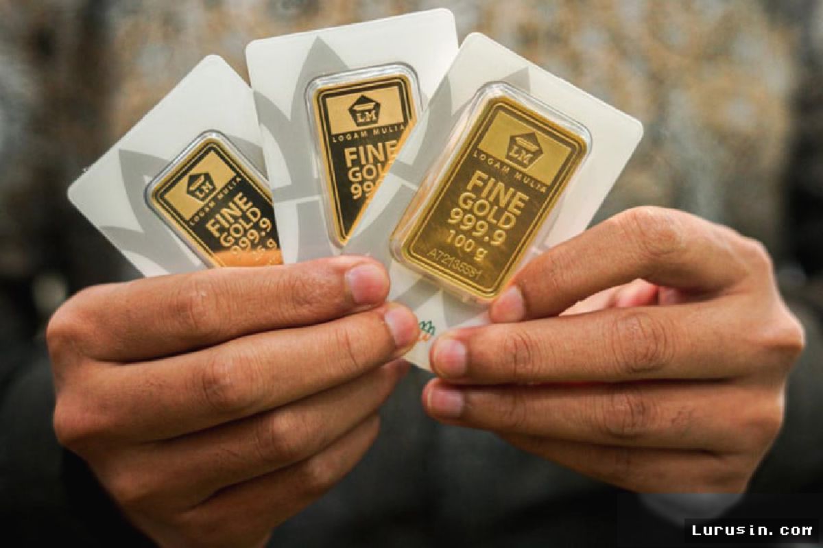 Emas Antam Tembus Rekor Rp2,604 Juta per Gram Jelang Penutupan Pekan