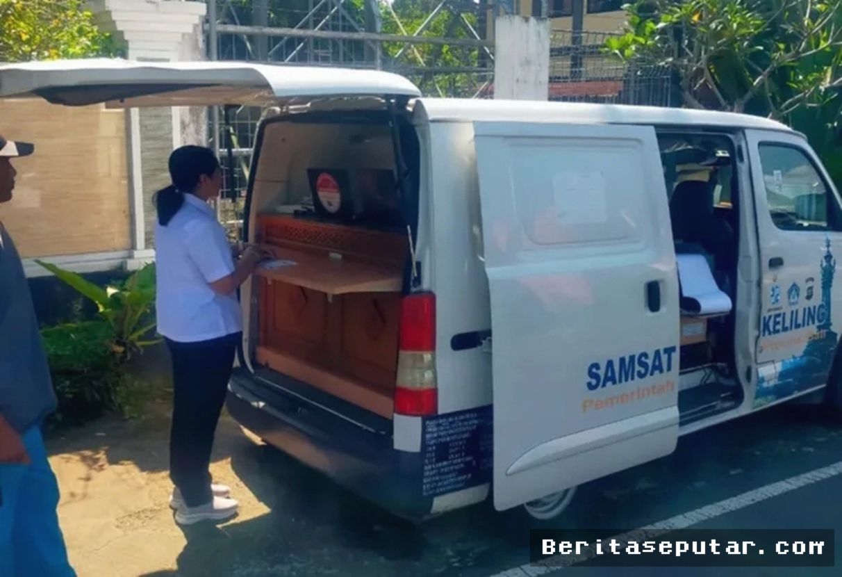 DENPASAR — Samsat Keliling Bali Buka Layanan Pajak Kendaraan Bermotor