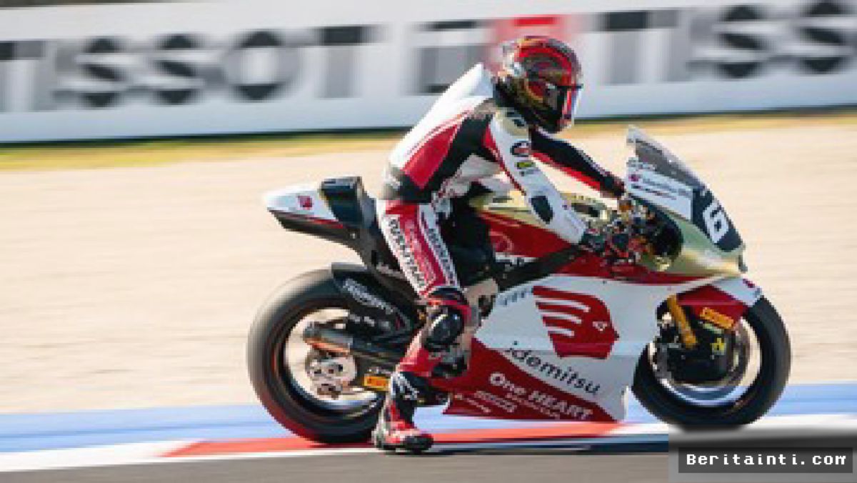 MISANO — Mario Aji Start Posisi 22 Kualifikasi Moto2 San Marino