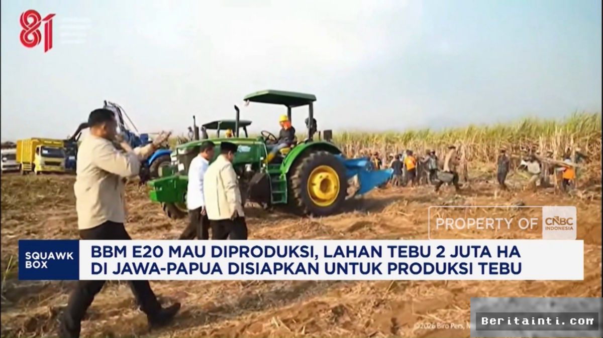 JAKARTA — Pemerintah Siapkan 2 Juta Hektar Lahan Demi Produksi BBM E20