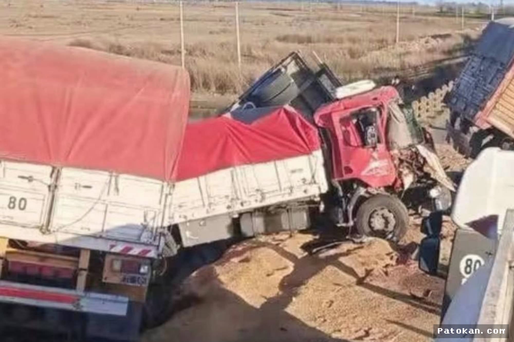 Argentina — Tabrakan Beruntun Empat Truk Tewaskan Satu Pengemudi