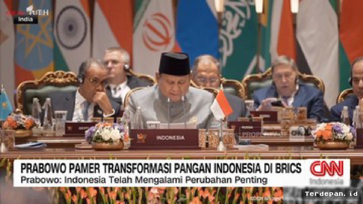 PRABOWO SUBIANTO — Indonesia Pamer Transformasi Pangan di KTT BRICS 2026