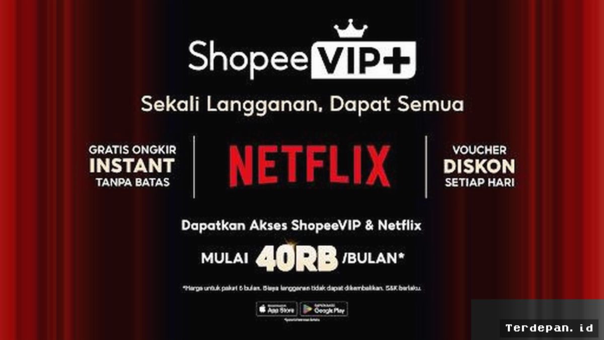 JAKARTA — Shopee Luncurkan Paket Langganan ShopeeVIP+ Bersama Netflix