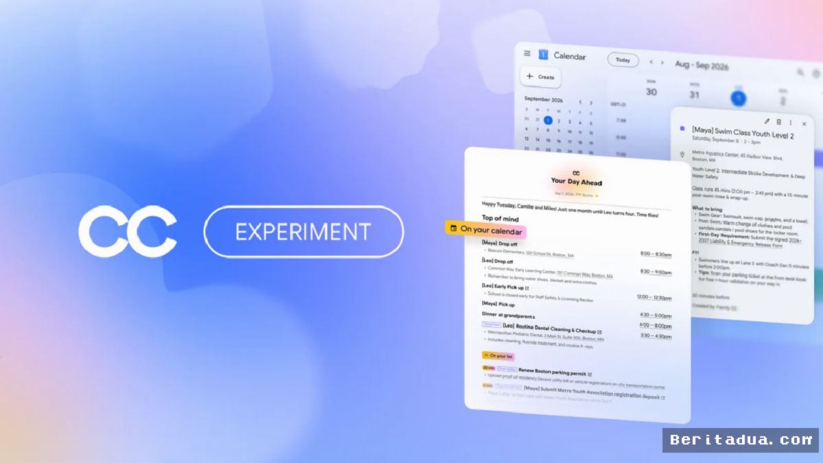 Google Rilis Agen AI CC untuk Manajemen Data Keluarga