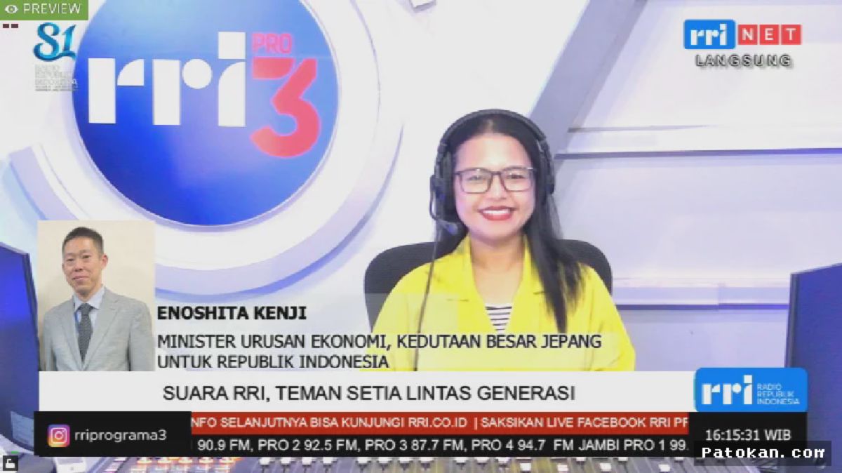 JAKARTA — Diplomat Jepang Manfaatkan RRI dan AI Pelajari Bahasa Indonesia