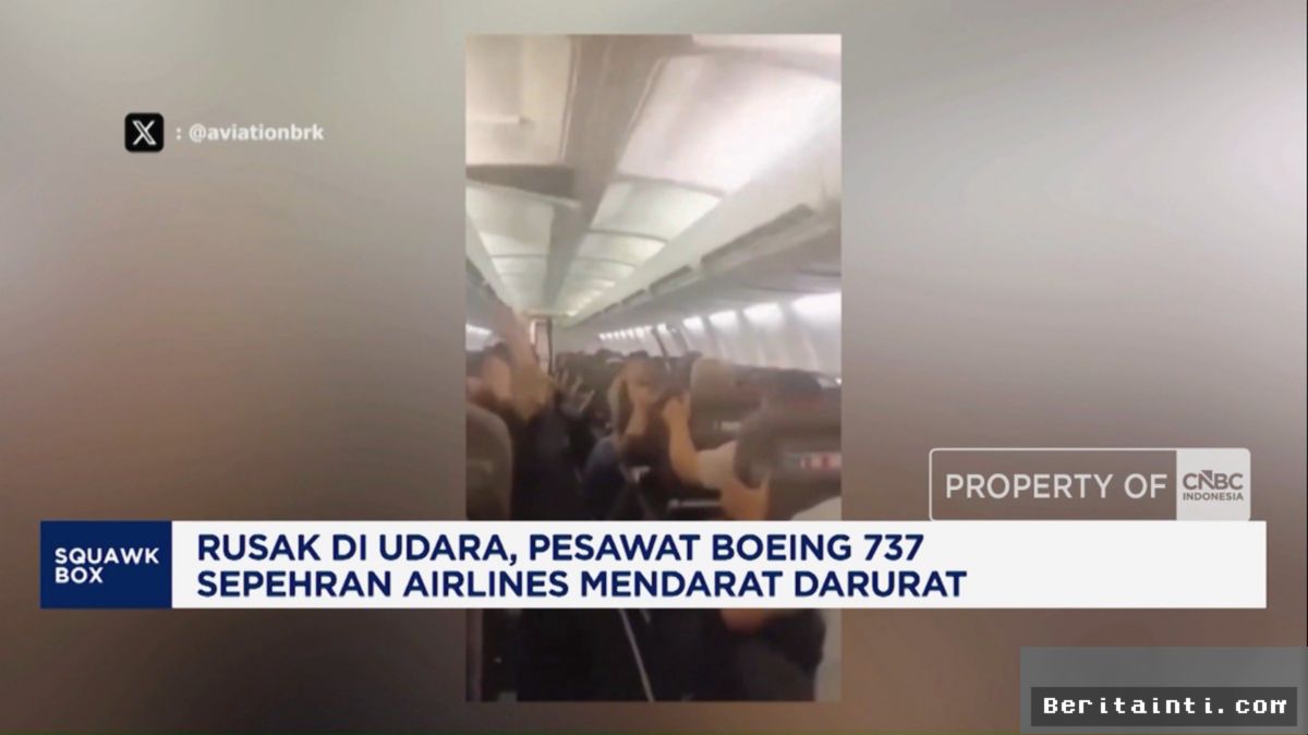 Sepehran Airlines Boeing 737 Lakukan Pendaratan Darurat Akibat Gangguan Teknis