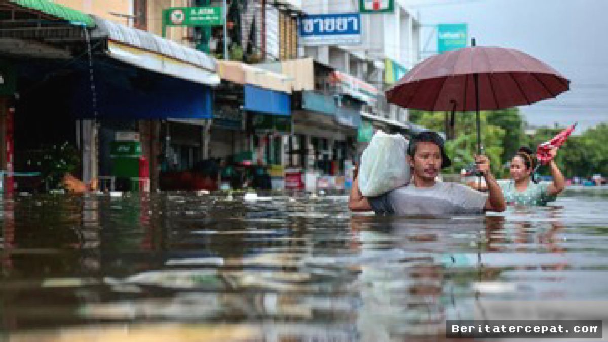 Banjir Bangkok Belum Surut, PNS Diliburkan Dua Hari