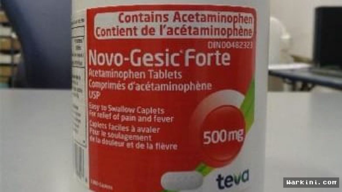KANADA — Obat Novo-Gesic Forte Ditarik Akibat Kontaminasi Benda Asing