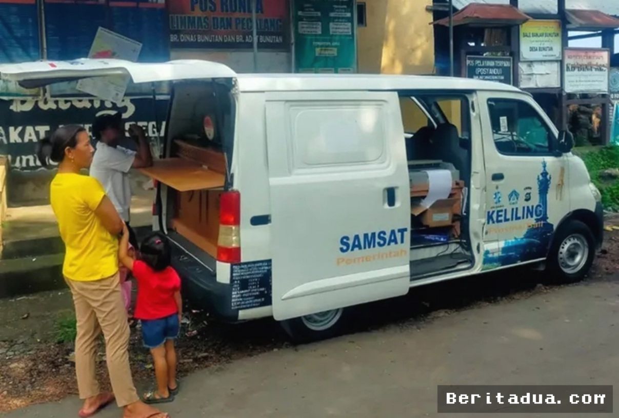 BALI — Layanan Samsat Keliling Kembali Hadir Dekatkan Akses Pajak