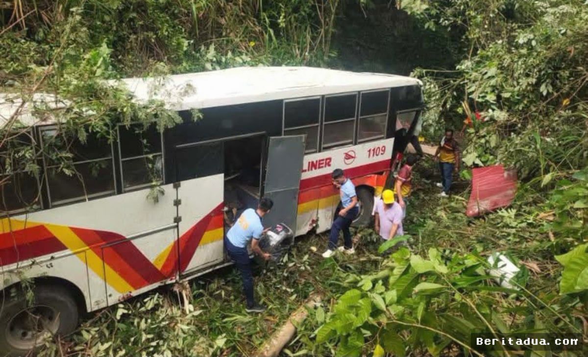 Bus Penumpang Terjun ke Jurang 70 Meter di Nueva Vizcaya